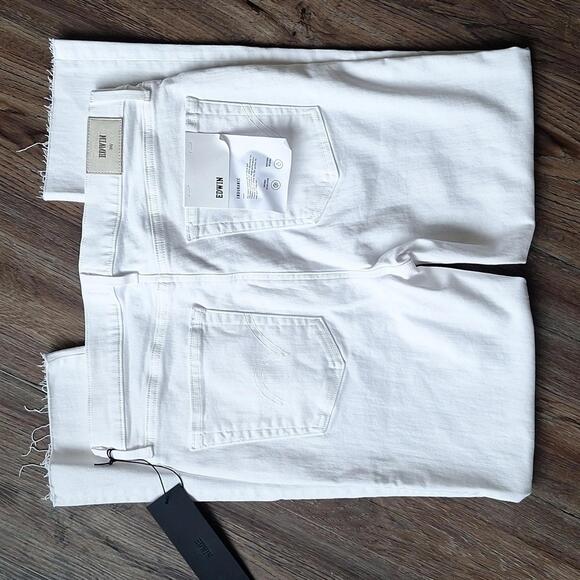 Nwt Edwin Endurance White Ankle Fray Jean Size 31 - Picture 4 of 7